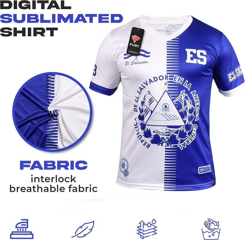 Fury Soccer Jersey - Salvador Shirt - Unisex Short Sleeve - Image 5